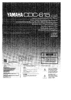 Yamaha CDC-615 - Owners Manual 
